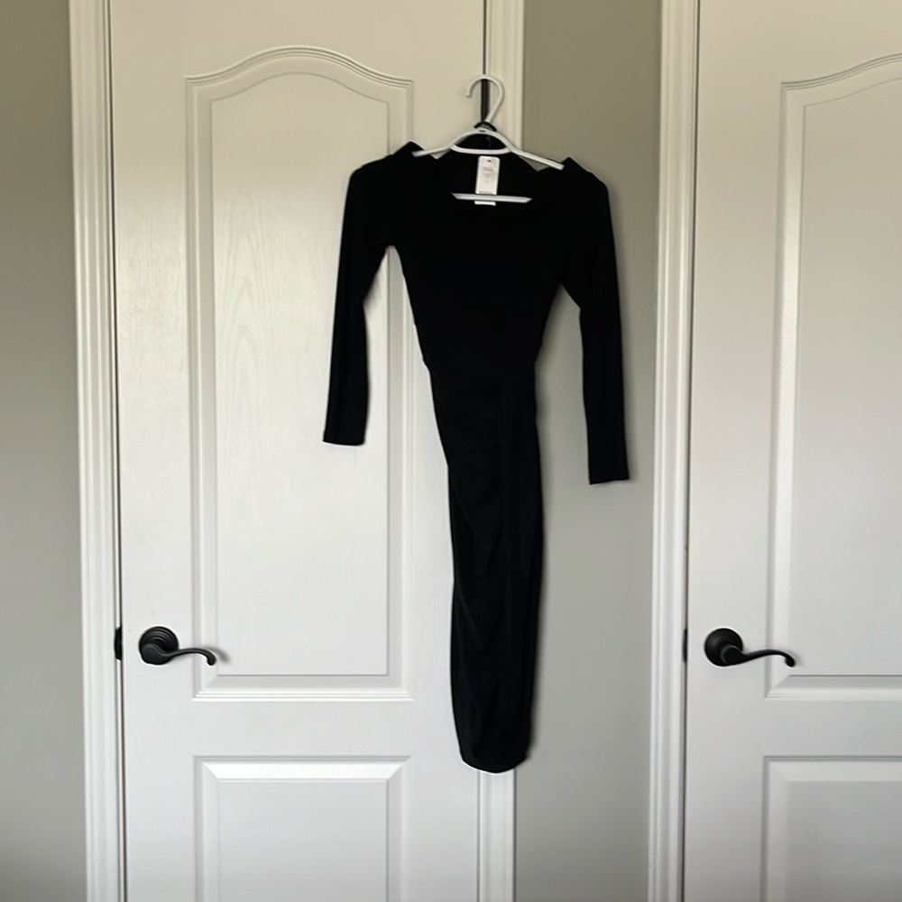 Black shimmering dress
